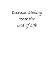 Cover of Decision making near the end of life by Unknown