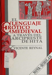 Front cover of Lenguaje erotico medieval a travers del Arcipreste de Hita by Vicente Reynal