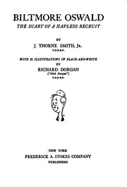 Front cover of Biltmore Oswald, the diary of a hapless recruit by Thorne Smith