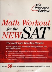 Cover of Math workout for the new SAT by Cornelia Cocke