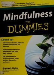 Cover of Mindfulness for dummies by Shamash Alidina