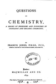 Front cover of Questions on chemistry by Francis Jones