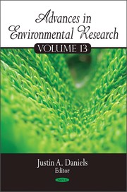 Front cover of Advances in environmental research by Justin A. Daniels