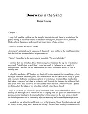 Front cover of Doorways in the Sand by Roger Zelazny