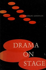 Cover of Drama on stage by Randolph G. Goodman