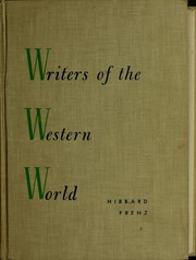 Cover of Writers of the Western World by Addison Hibbard