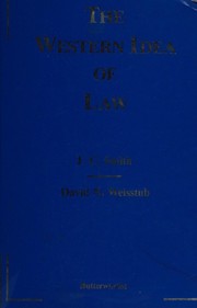 Front cover of Western Idea of Law by J. C. Smith