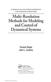 Cover of Multi-resolution methods for modeling and control of dynamical systems by Puneet Singla