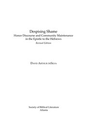 Cover of Despising shame by David Arthur DeSilva