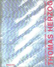 Cover of Thomas Herzog by Thomas Herzog