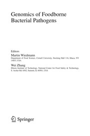 Front cover of Genomics of foodborne bacterial pathogens by Martin Wiedmann