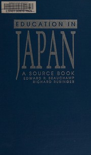 Cover of Education in Japan by Edward R. Beauchamp