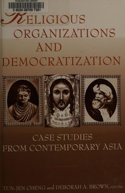 Front cover of Religious organizations and democratization by Tun-jen Cheng