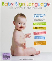 Front cover of Baby Sign Language by Karine Shemel Rosenberg