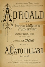 Cover of Adroald by A. Catouillard