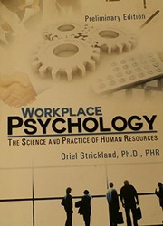 Front cover of Workplace Psychology by Oriel Strickland
