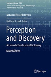 Front cover of Perception and discovery by Norwood Russell Hanson