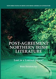 Front cover of Post-Agreement Northern Irish Literature by Birte Heidemann