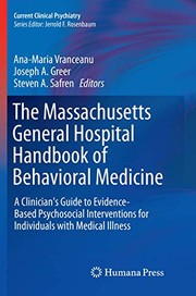 Front cover of The Massachusetts General Hospital Handbook of Behavioral Medicine by Ana-Maria Vranceanu