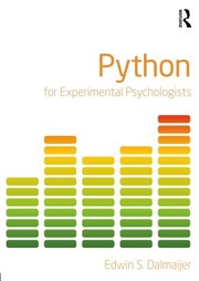 Cover of Python for Experimental Psychologists by Edwin S. Dalmaijer