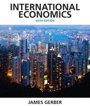 Front cover of International economics by James Gerber