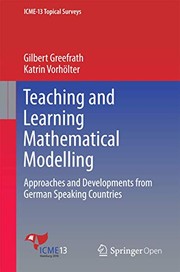 Cover of Teaching and Learning Mathematical Modelling by Gilbert Greefrath