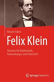 Cover of Felix Klein by Renate Tobies