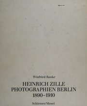 Front cover of Heinrich Zille by Heinrich Zille
