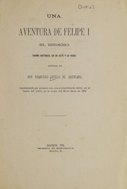 Front cover of Una aventura de Felipe I (el Hermoso) by Francisco Sicilia de Arenzana