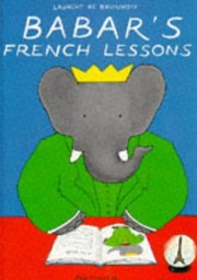 Cover of Babar's French lessons by Laurent de Brunhoff