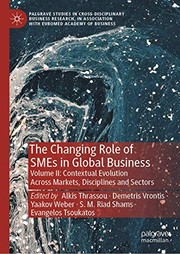 Cover of The Changing Role of SMEs in Global Business : Volume II by Alkis Thrassou