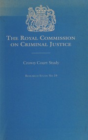 Cover of Crown Court study by Michael Zander