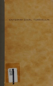 Cover of International terrorism by Brian Michael Jenkins