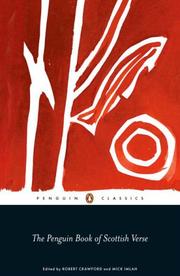 Front cover of The new Penguin book of Scottish verse by Crawford, Robert
