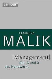Cover of Management by Fredmund Malik