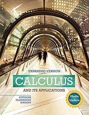 Cover of Calculus and Its Applications Expanded Version Media Update by Marvin L. Bittinger