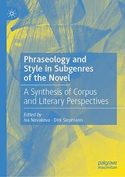 Front cover of Phraseology and Style in Subgenres of the Novel by Iva Novakova