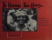 Front cover of To Change The House by Deborah Barndt