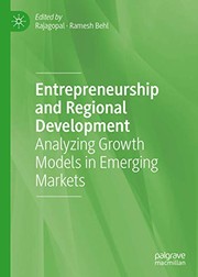 Front cover of Entrepreneurship and Regional Development by Rajagopal