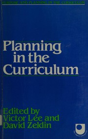 Cover of Planning in the curriculum by David Zeldin