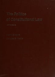 Front cover of The politics of constitutional law by Martin M. Shapiro
