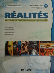 Front cover of Réalités, histoire et éducation à la citoyenneté by Hervé Gagnon