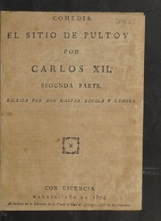 Cover of El sitio de Pultov por Carlos XII by Gaspar Zavala Zamora