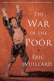 Front cover of The War of the Poor by Eric Vuillard