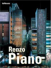 Front cover of Renzo Piano by Renzo Piano