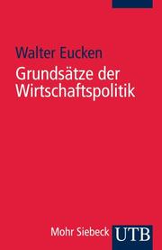 Cover of Grundsätze der Wirtschaftspolitik by Walter Eucken