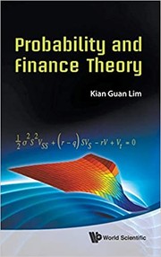 Front cover of Probability and finance theory by Kian Guan Lim