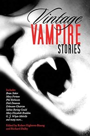 Front cover of Vintage Vampire Stories by Robert Eighteen-Bisang