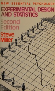 Cover of Experimental design and statistics by Steve Miller
