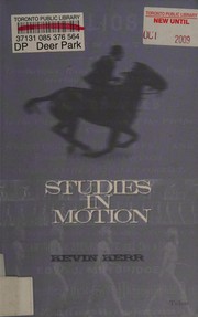 Cover of Studies in motion by Kevin Kerr